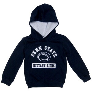 navy toddler hooded sweatshirt with Penn State Nittany Lions